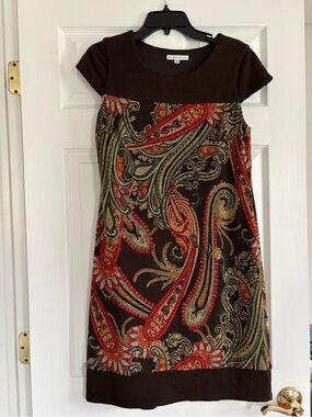 Sandra Darren Paisley Dress